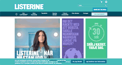 Desktop Screenshot of listerine.se