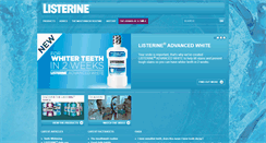 Desktop Screenshot of listerine.co.za