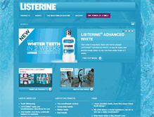 Tablet Screenshot of listerine.co.za