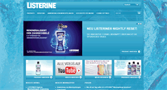 Desktop Screenshot of listerine.ch